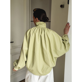Veste en simili Maollie - Vert