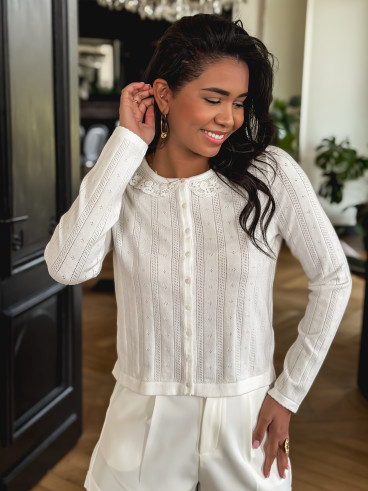 Blouse Moéllie - Blanc