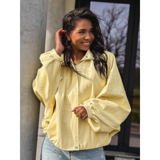 Veste en simili Maollie - Jaune