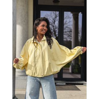 Veste en simili Maollie - Jaune
