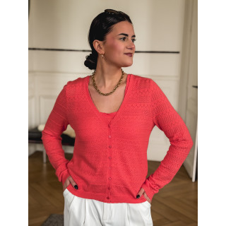 Gilet Maryssa - Corail