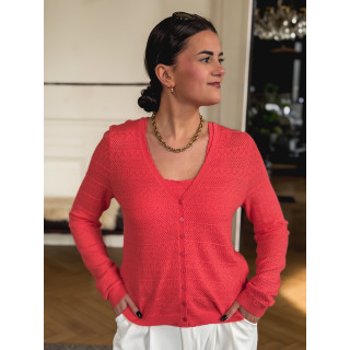 Gilet Maryssa - Corail