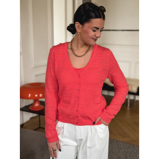 Gilet Maryssa - Corail