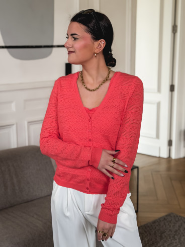 Gilet Maryssa - Corail