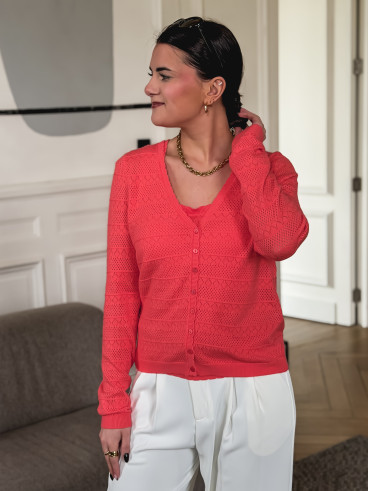 Gilet Maryssa - Corail