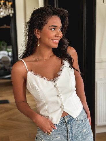 Caraco Mélisandre - Blanc