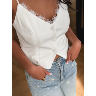 Caraco Mélisandre - Blanc