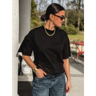 T-shirt Angéline - Noir