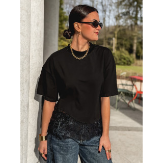 T-shirt Angéline - Noir