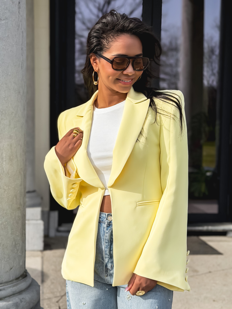 Blazer Alvera - Jaune Blazer Alvera - Jaune