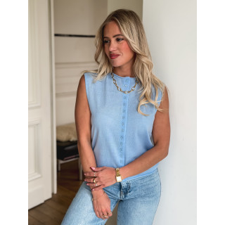 Gilet Silviana - Bleu ciel