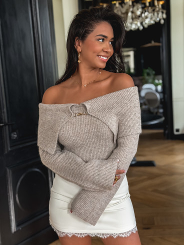 Pull court Olympia - Taupe