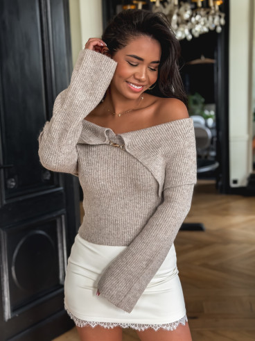 Pull court Olympia - Taupe