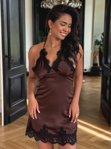 Robe Louna - Chocolat
