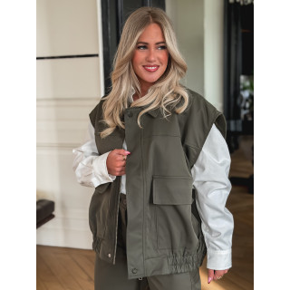 Veste Sans Manches Guadeloupe - Kaki