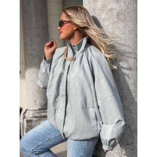 Veste en simili Maollie - Bleu ciel