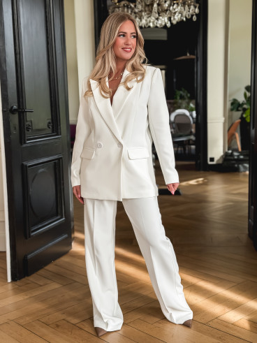 Pantalon Nathalie - Blanc