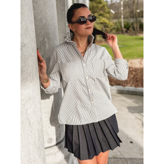 Chemise ligné Molly - Bleu marine