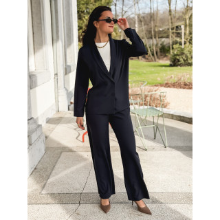 Blazer fluide Maurine - Bleu marine