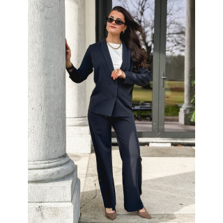 Pantalon fluide Maurine - Bleu marine