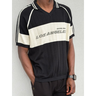 Pull "Los Angeles" - Noir/Ecru