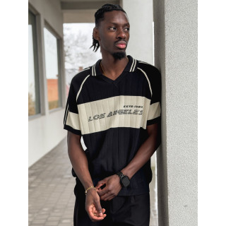 Pull "Los Angeles" - Noir/Ecru