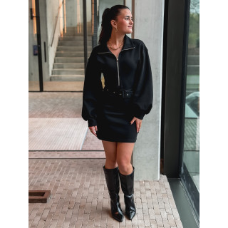 Robe pull Elisane - Noir