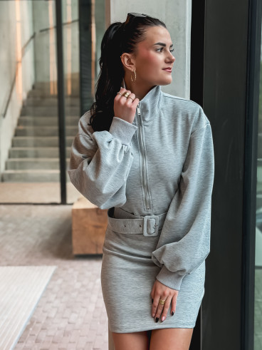 Robe pull Elisane - Gris