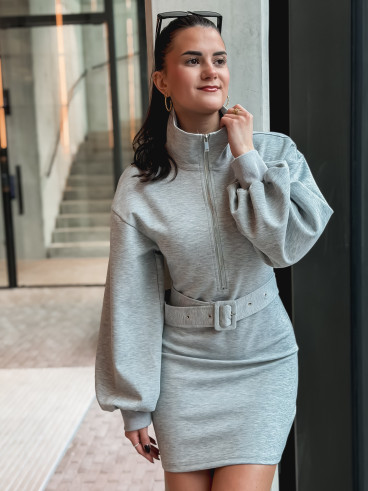 Robe pull Elisane - Gris