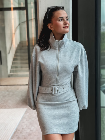 Robe pull Elisane - Gris