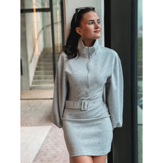Robe pull Elisane - Gris