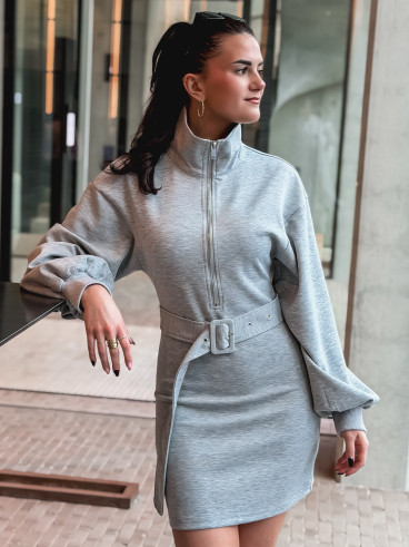 Robe pull Elisane - Gris