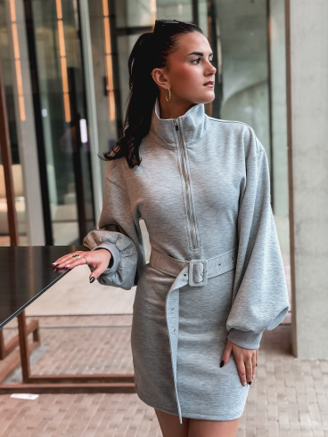 Robe pull Elisane - Gris