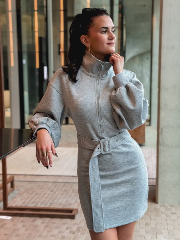 Robe pull Elisane - Gris