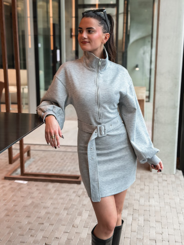 Robe pull Elisane - Gris