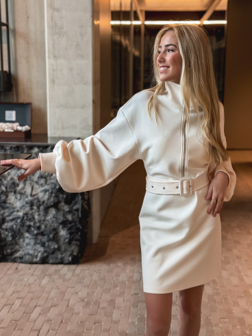 Robe pull Elisane - Ecru