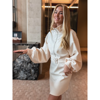 Robe pull Elisane - Ecru