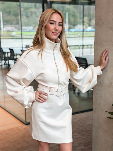 Robe pull Elisane - Ecru