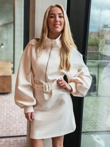 Robe pull Elisane - Ecru