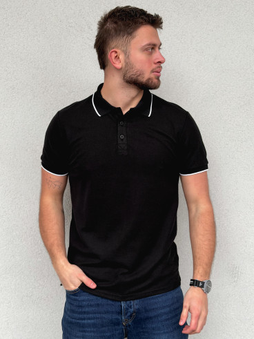 Polo Henri - Noir