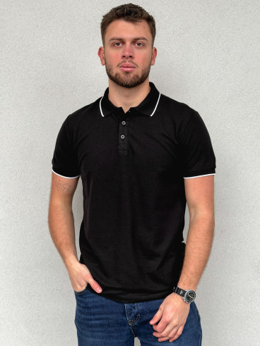 Polo Henri - Noir