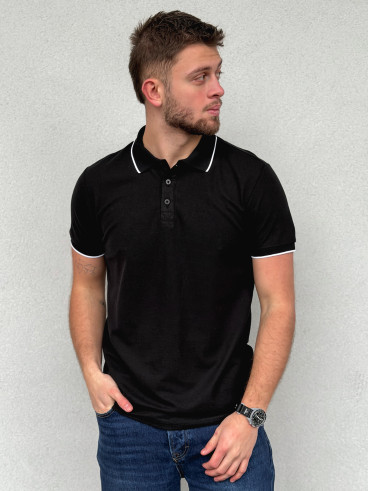 Polo Henri - Noir