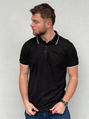 Polo Henri - Noir