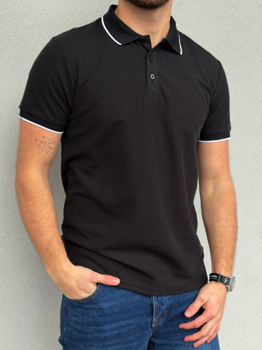 Polo Henri - Noir