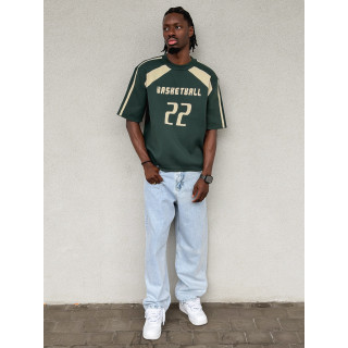 Pull "Basketball" - Vert foncé