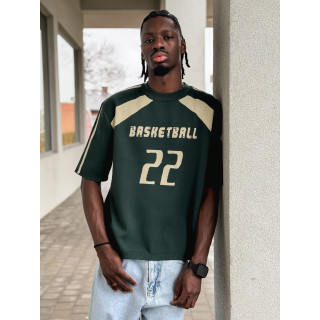 Pull "Basketball" - Vert foncé