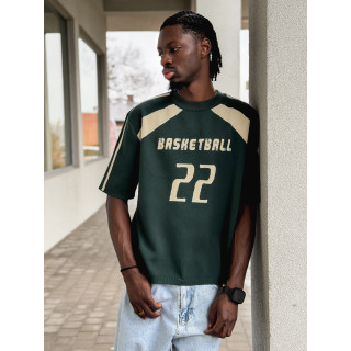 Pull "Basketball" - Vert foncé