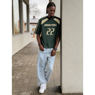 Pull "Basketball" - Vert foncé