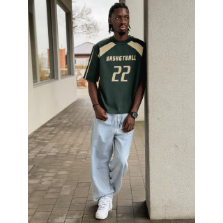 Pull "Basketball" - Vert foncé