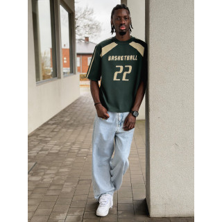 Pull "Basketball" - Vert foncé